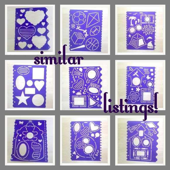 3/$15 VTG Stencil Binder Page Back to School - Picture 3 of 4